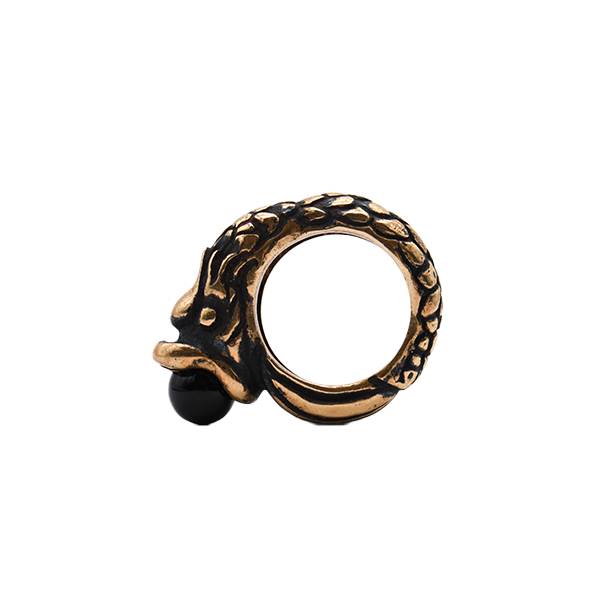 Anello Tritone con sfera
